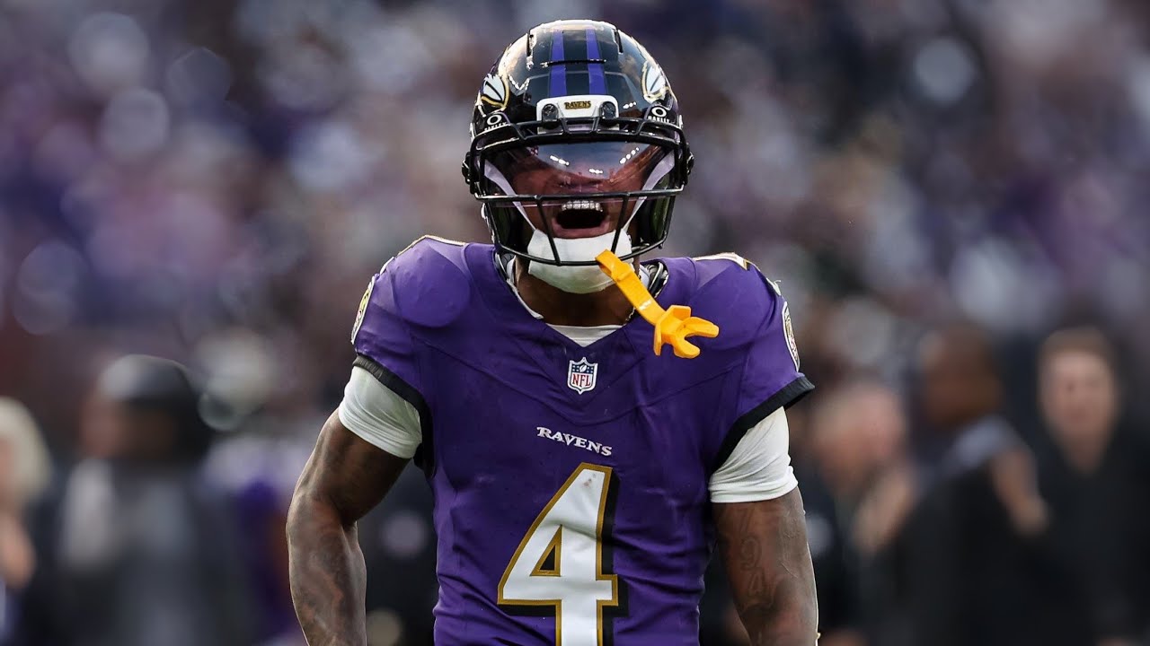 Zay Flowers Rare High Quality Clips for Edits! (2025-26 Ravens) (Upscaled With Topaz)