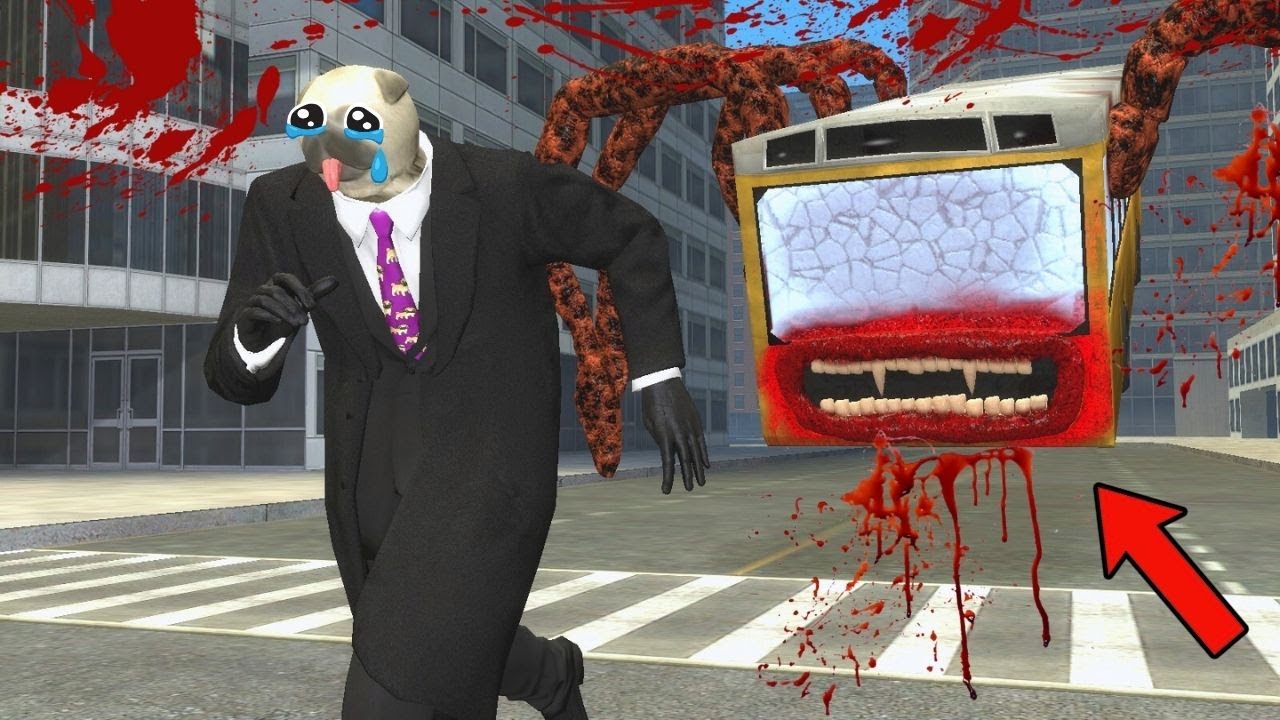 KANLI OTOBÜS GERİ DÖNDÜ 😱 BENİM PEŞİMDE KAÇMAM LAZIM GARRY'S MOD