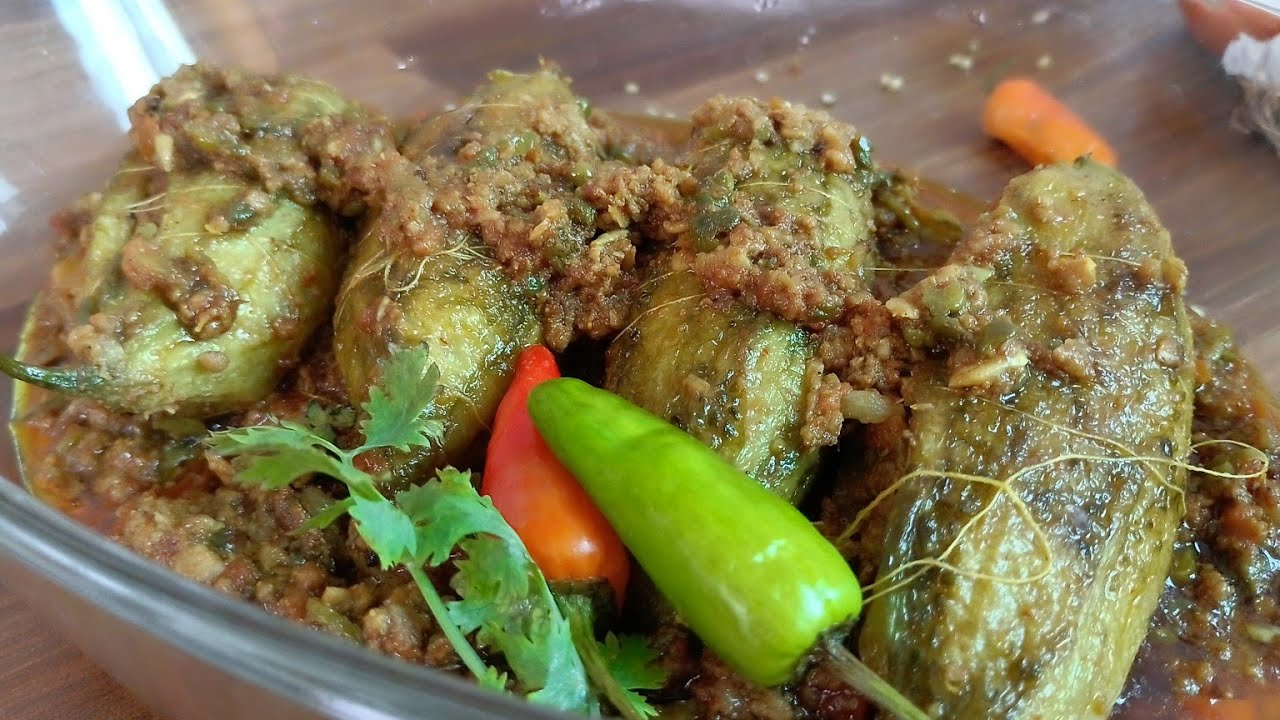 Stuffed Karela Recipe-Keema Bharay Karelay- Fork & Flame