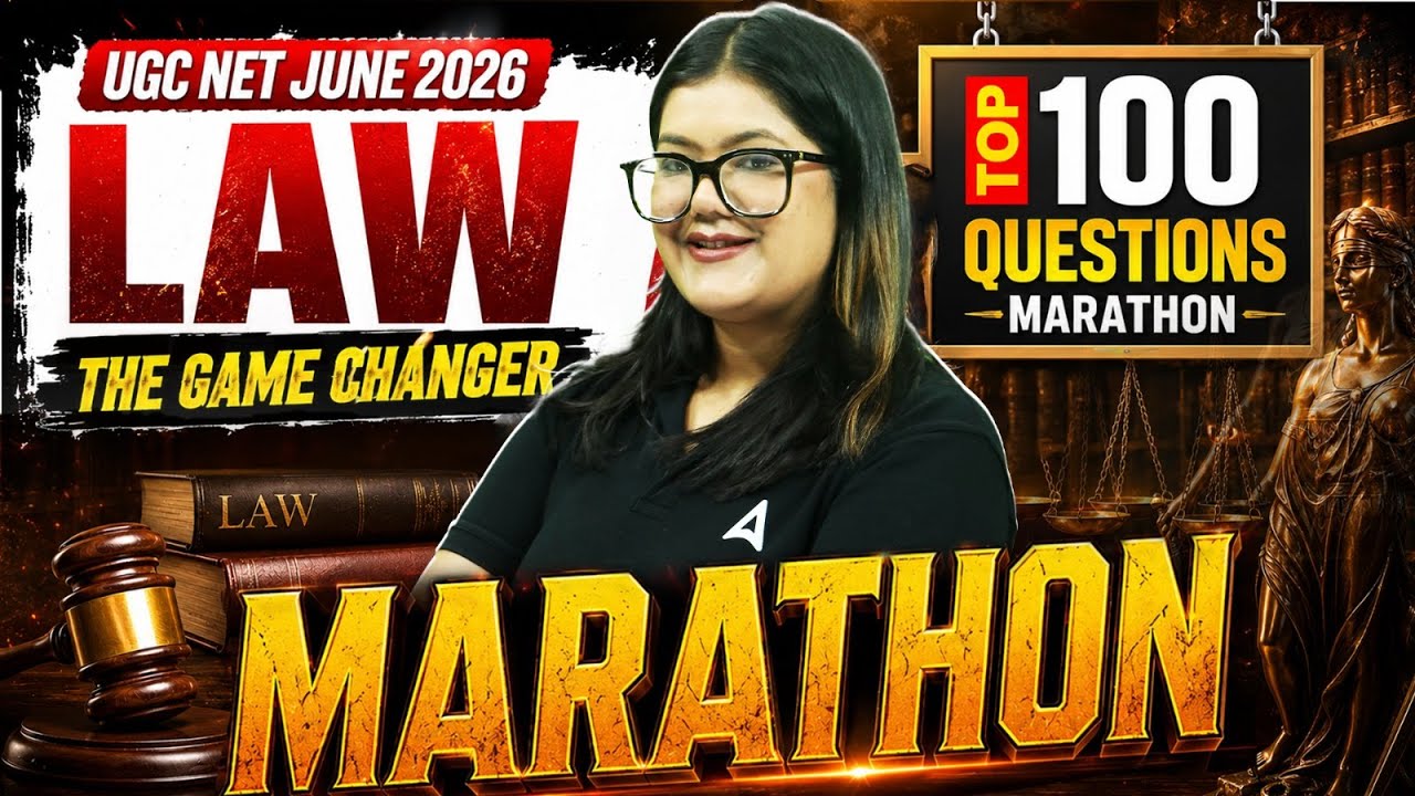 UGC NET Law Marathon Classes | UGC NET Law PYQ | UGC NET Law Preparation By ADV. Diksha Mam