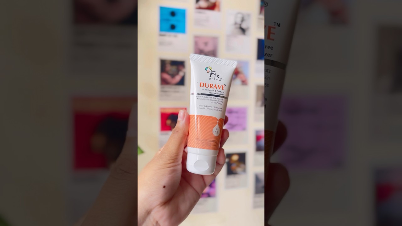 @fixderma.skincare  Durave Acne control & oil free moisturizer #moisturizer #acne #skincare e