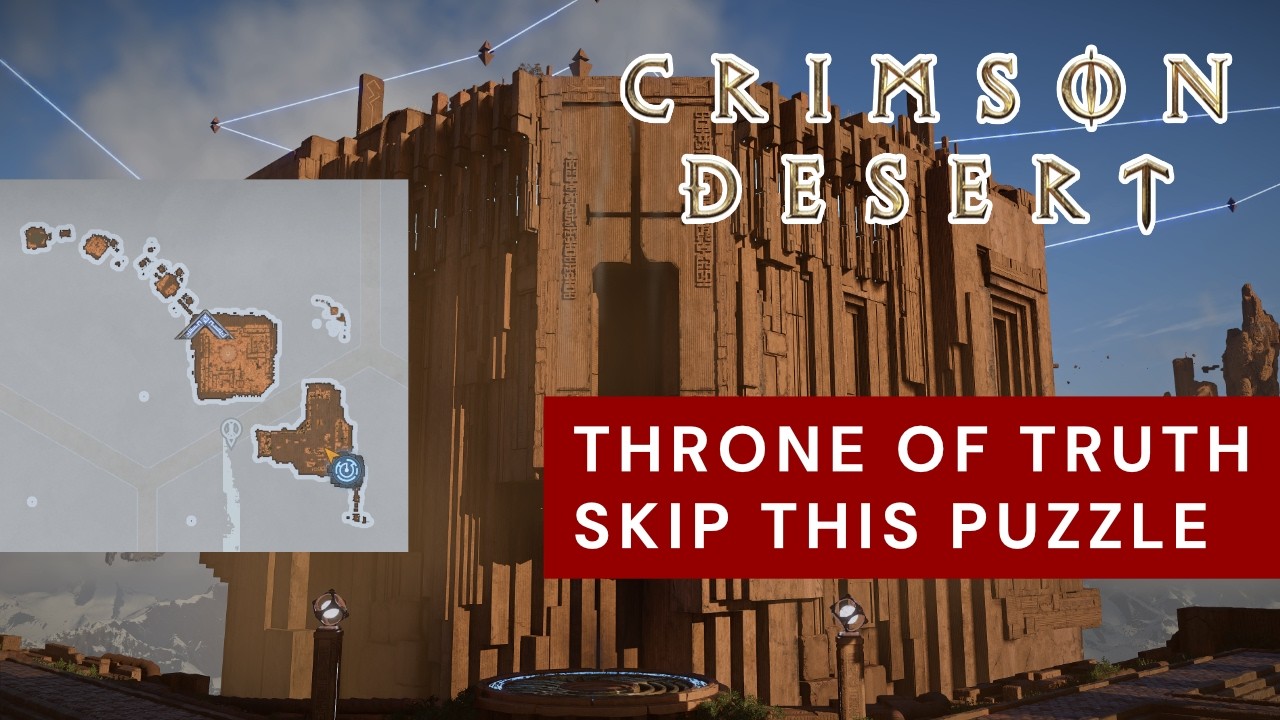 Crimson Desert: SKIP Throne of Truth Puzzle (Lightning Surge)