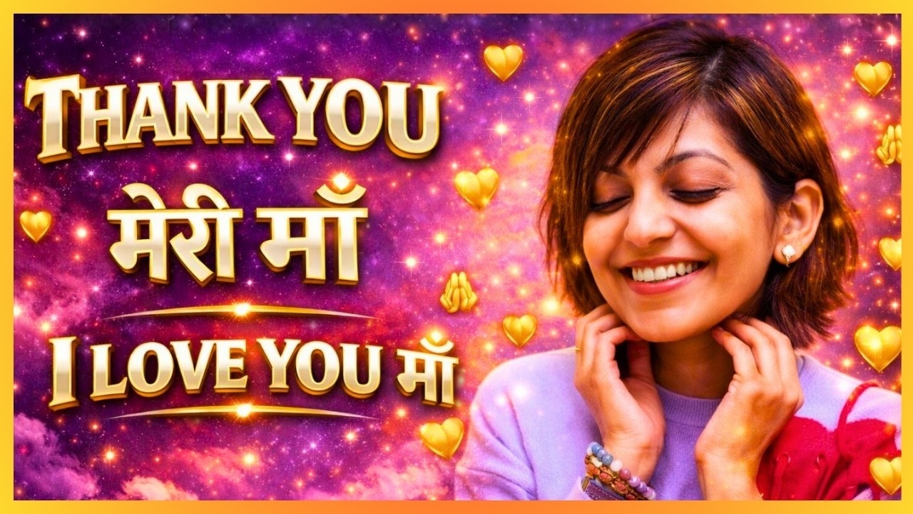 Thank You Meri Maa 51 बार (हिन्दी सॉन्ग) | Emotional Gratitude Song For Mother | Maa Ke Liye Song