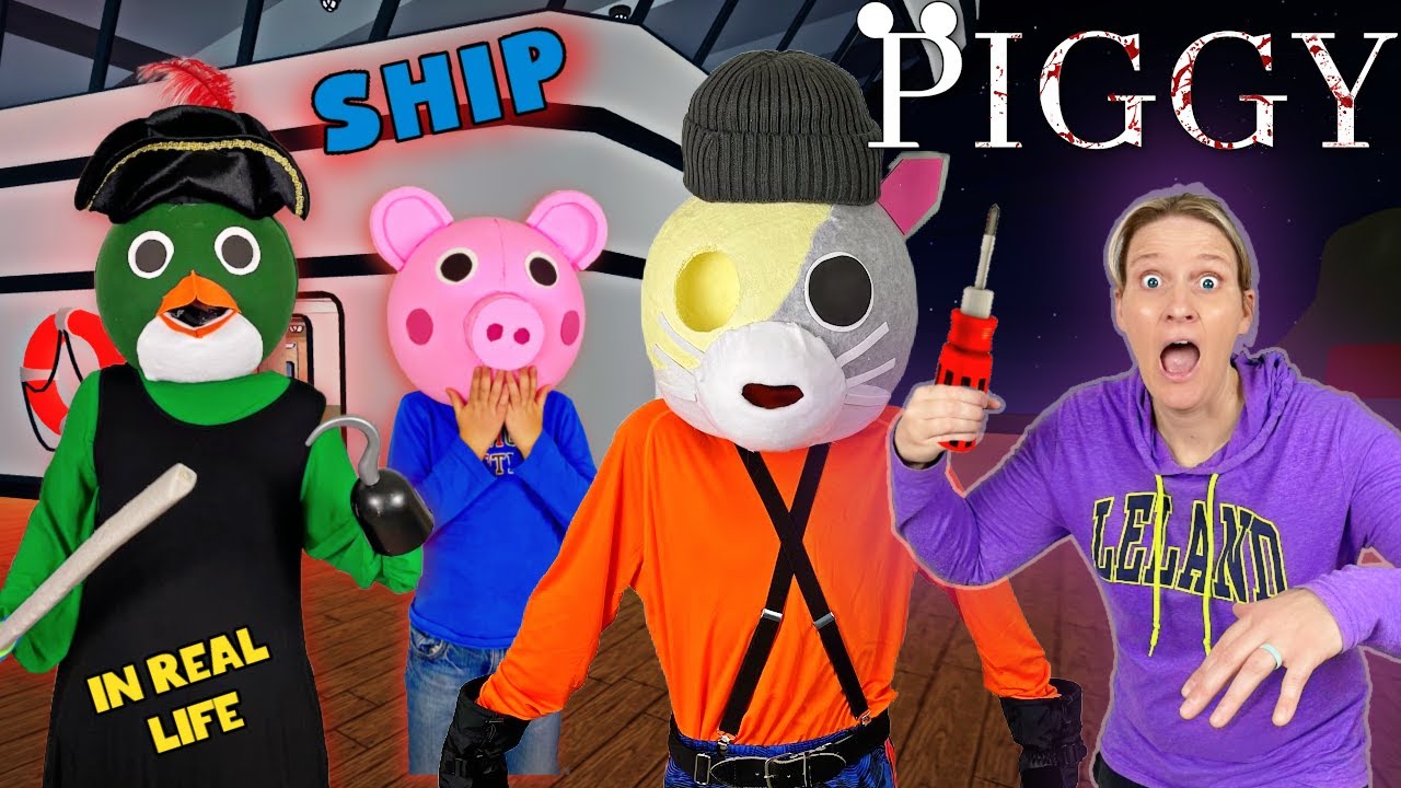 PIGGY CH 8 BK 2 КОРАБЛЬ В РЕАЛЬНОЙ ЖИЗНИ | Веселье с Миллерами