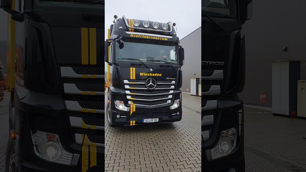 #Lkw mit Anhänger rückwärts fahren#  welle jutt#fahrschulle schwarz # Deutschland #wiesbaden #