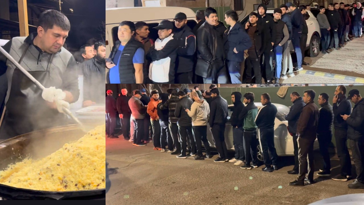 Неужели так вкусно? Люди не спят и ждут плов ночью!