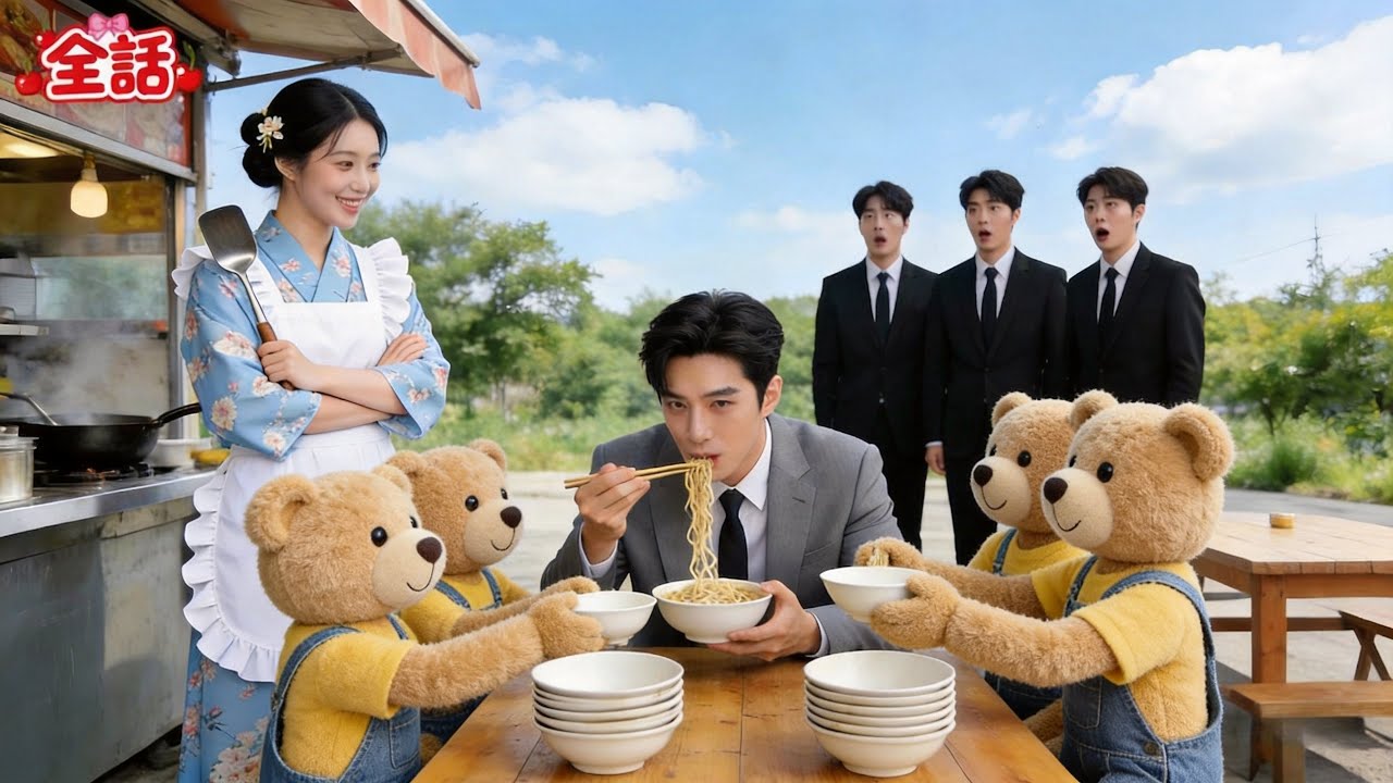 気難しいCEOは半生、何も食べなかった。しかし4人の子供の母親が作った麺を前に、彼は100杯もがっつり平らげた！愛が始まった！