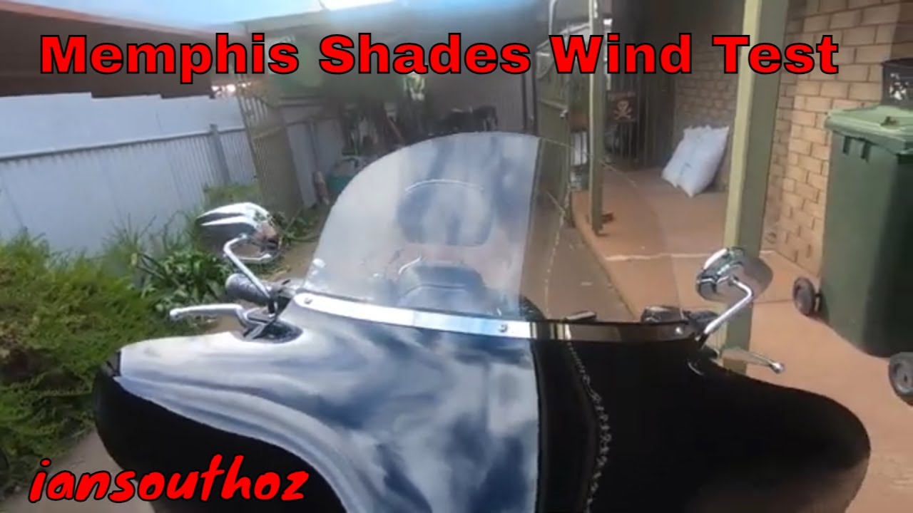 Harley Memphis Shades Batwing Test