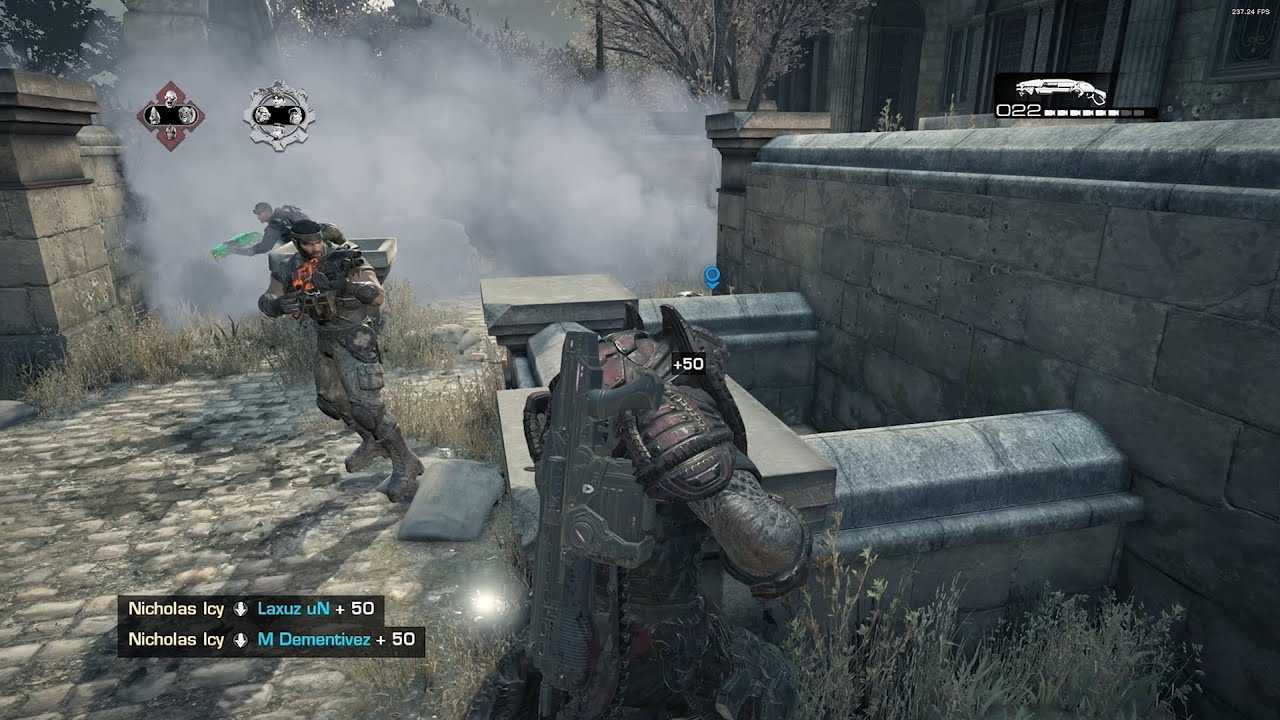 Я использовал Терон Гвардию против Демонов из Gears of War