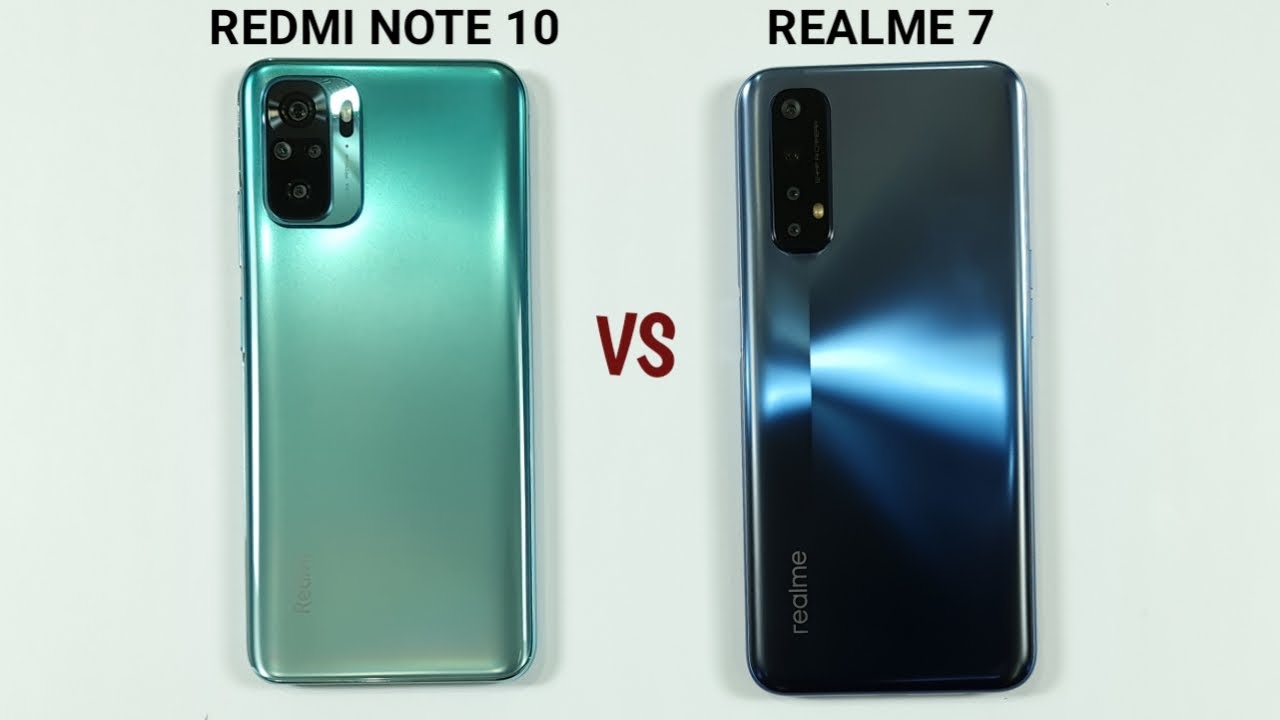 Redmi Note 10 vs Realme 7 Speed Test & Camera Comparison