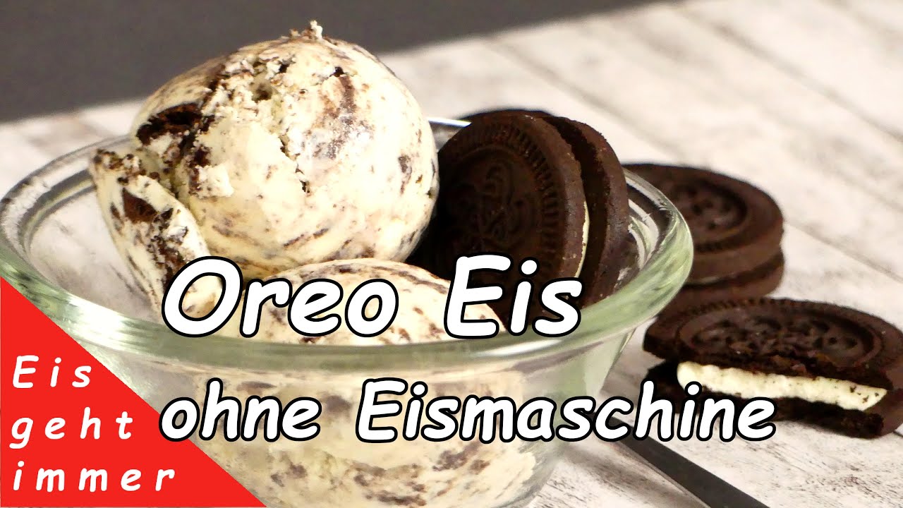 Cremiges Oreo Eis - ohne Eismaschine selber machen
