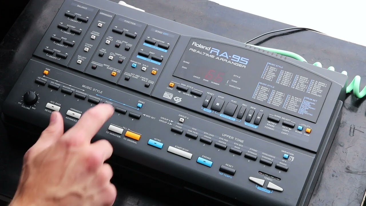 Roland RA-95 Realtime Arranger RA95 | Mid 90s Vintage Retro MIDI Controller & Drum Machine