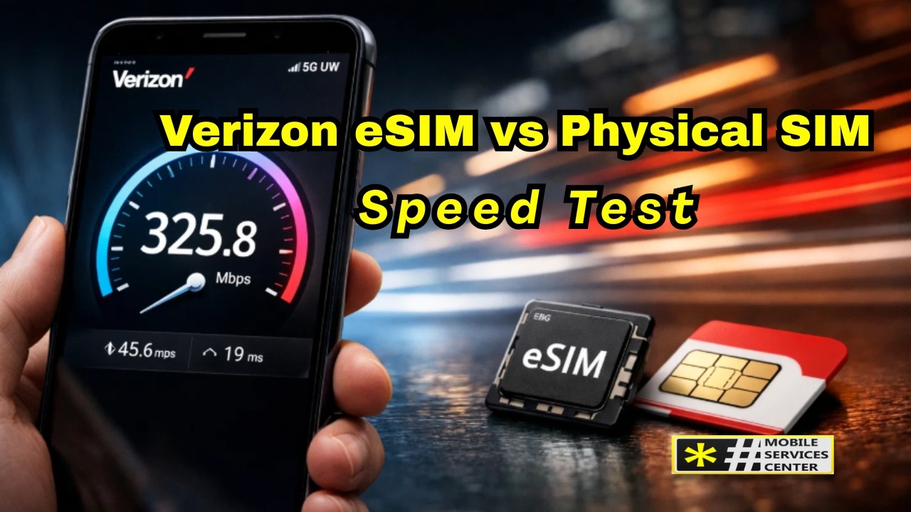 Verizon eSIM vs Physical SIM Speed Test &mdash; Which Is Actually Faster?