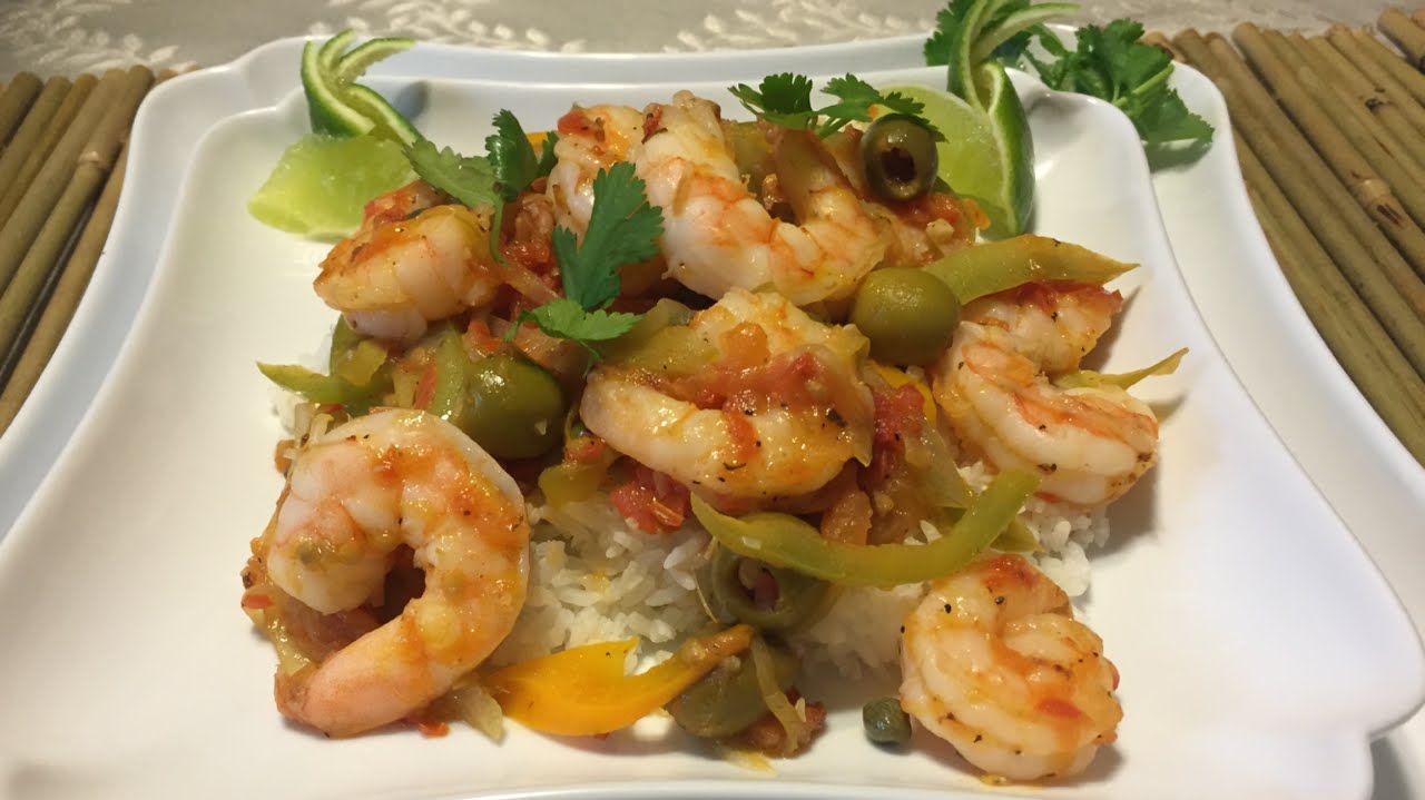 CAMARONES ALA VERACRUZANA ,DELICIOSA RECETA!