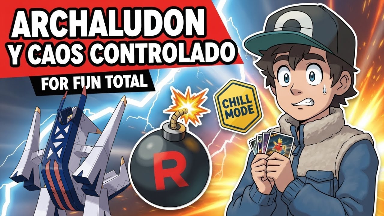 For fun total: Archaludon con bombas Rocket 💣 | Vlog Pokémon TCG