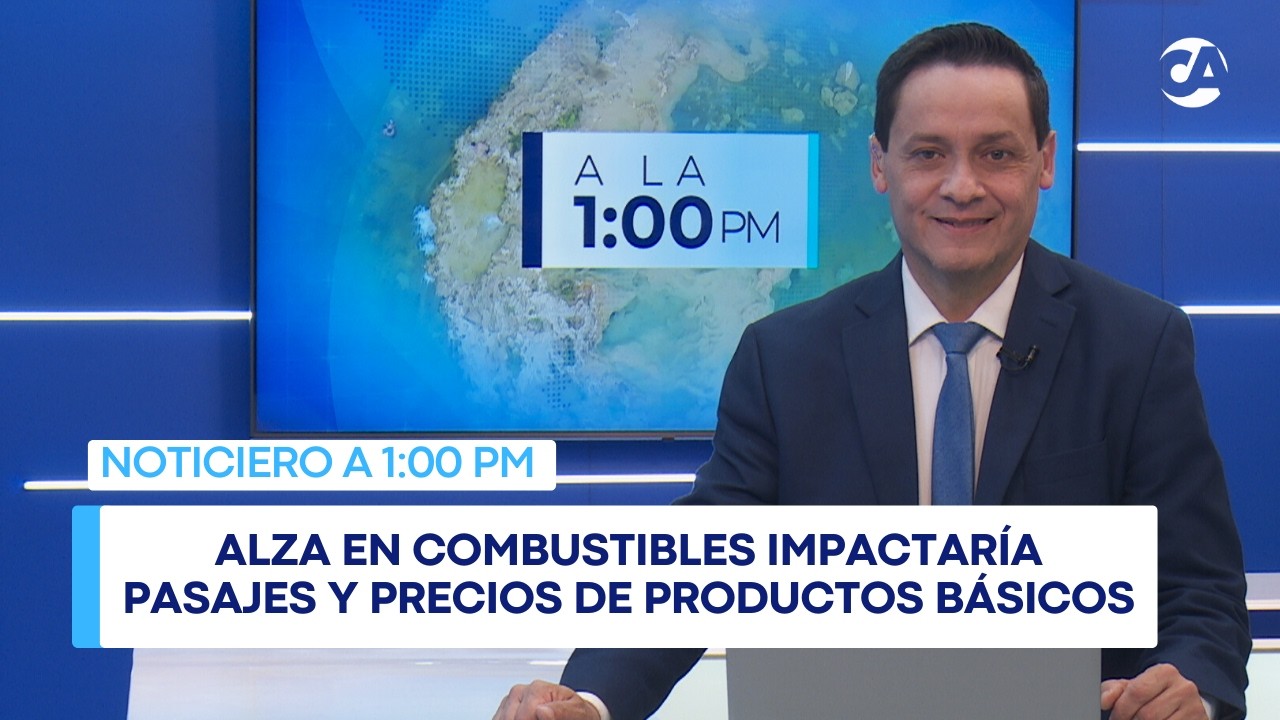 Alza en combustibles impactaría pasajes y precios de productos básicos #ALA1PM (18/03/2026)