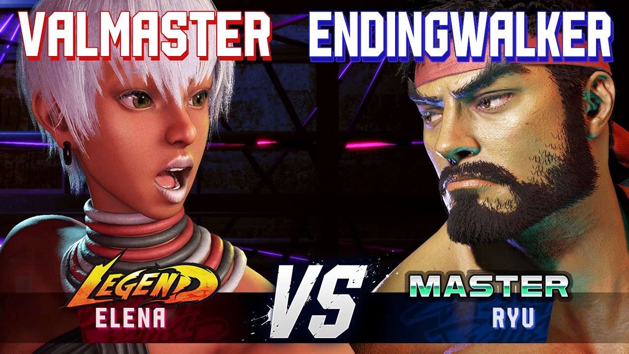 SF6 ▰ VALMASTER (Elena) vs ENDINGWALKER (Ryu) ▰ High Level Gameplay