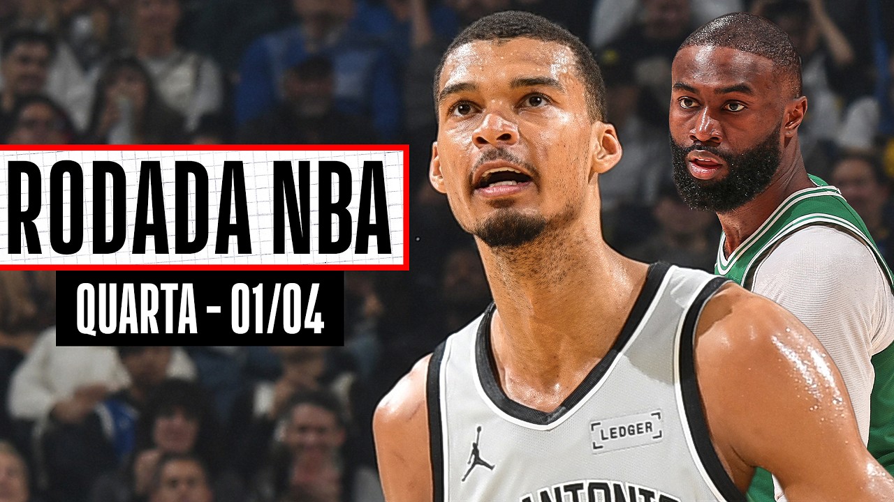 WEMBY &eacute; BRUTAL contra os WARRIORS; BROWN DETONA vs HEAT - Rodada NBA 01/04