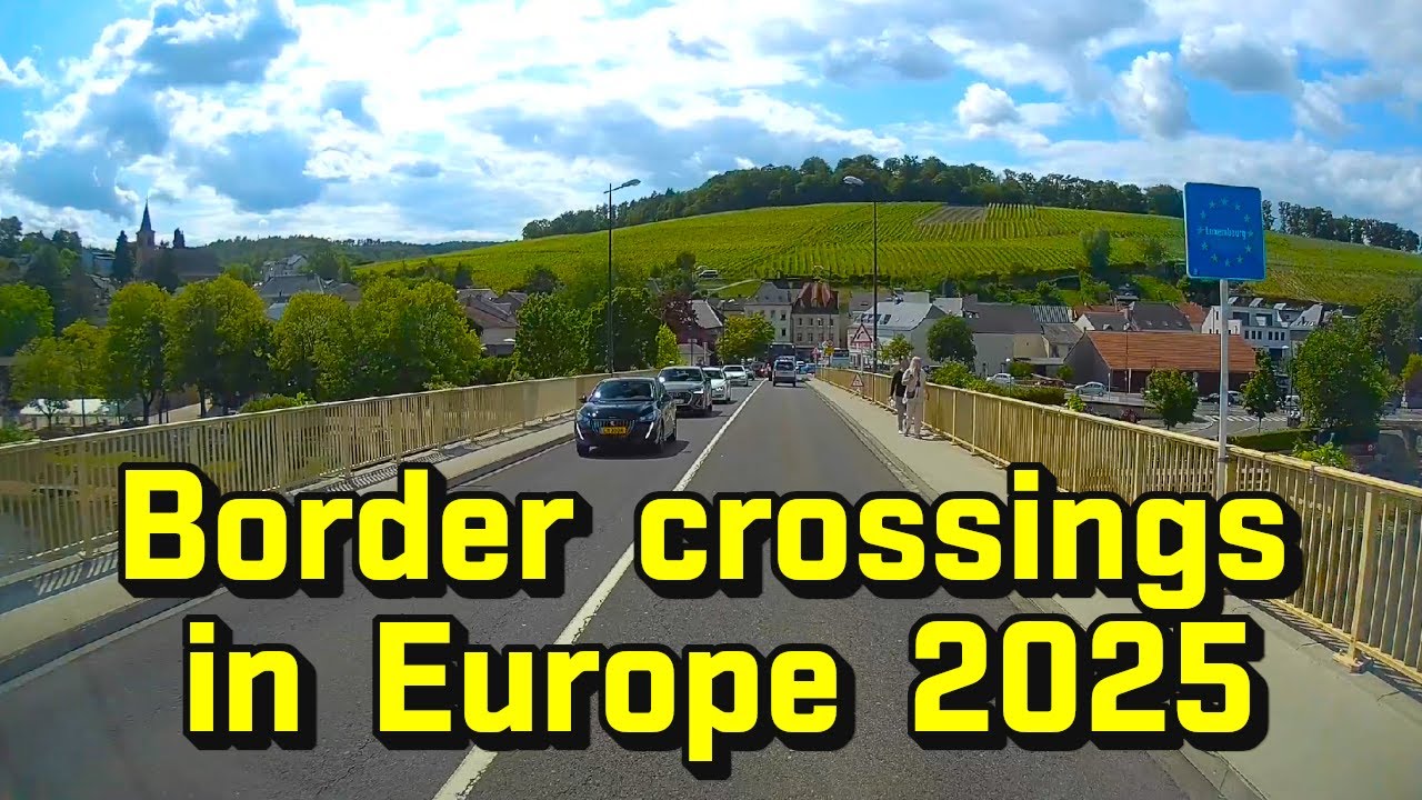 Border crossings in Europe 2025