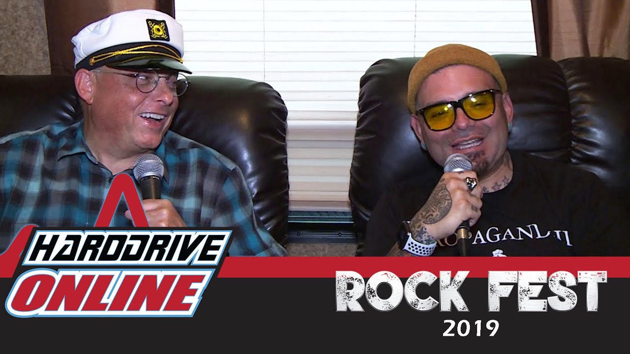 P.O.D. - Lou Brutus talks with Marcos Curiel at Rock Fest 2019 | HardDrive Online
