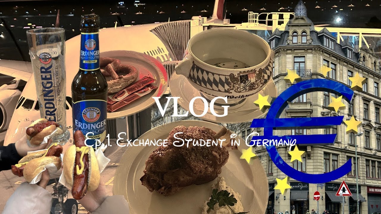 🇩🇪 VLOG Ep.1 | 독일 교환학생 브이로그 | 부산에서 다름슈타트까지 ✈️ | TU Darmstadt | 우당탕탕 적응기🥹 | 프랑크푸르트 나들이