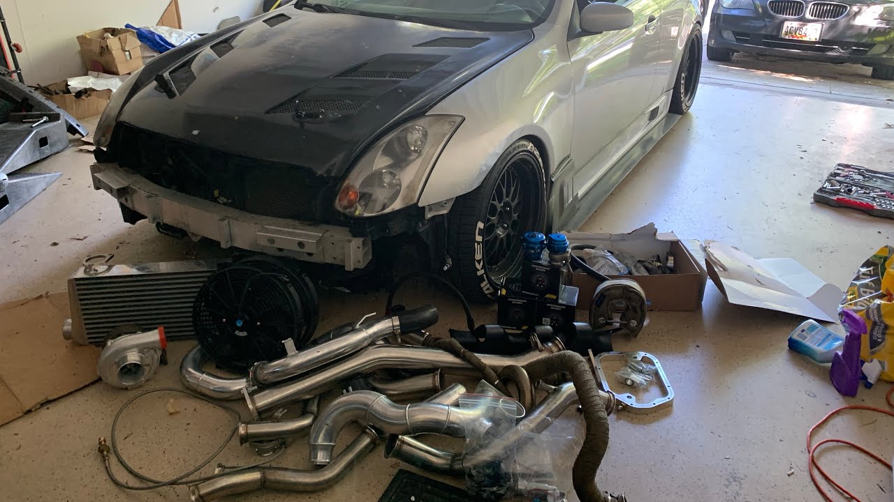 Rev 9 350z/G35 turbo kit installation