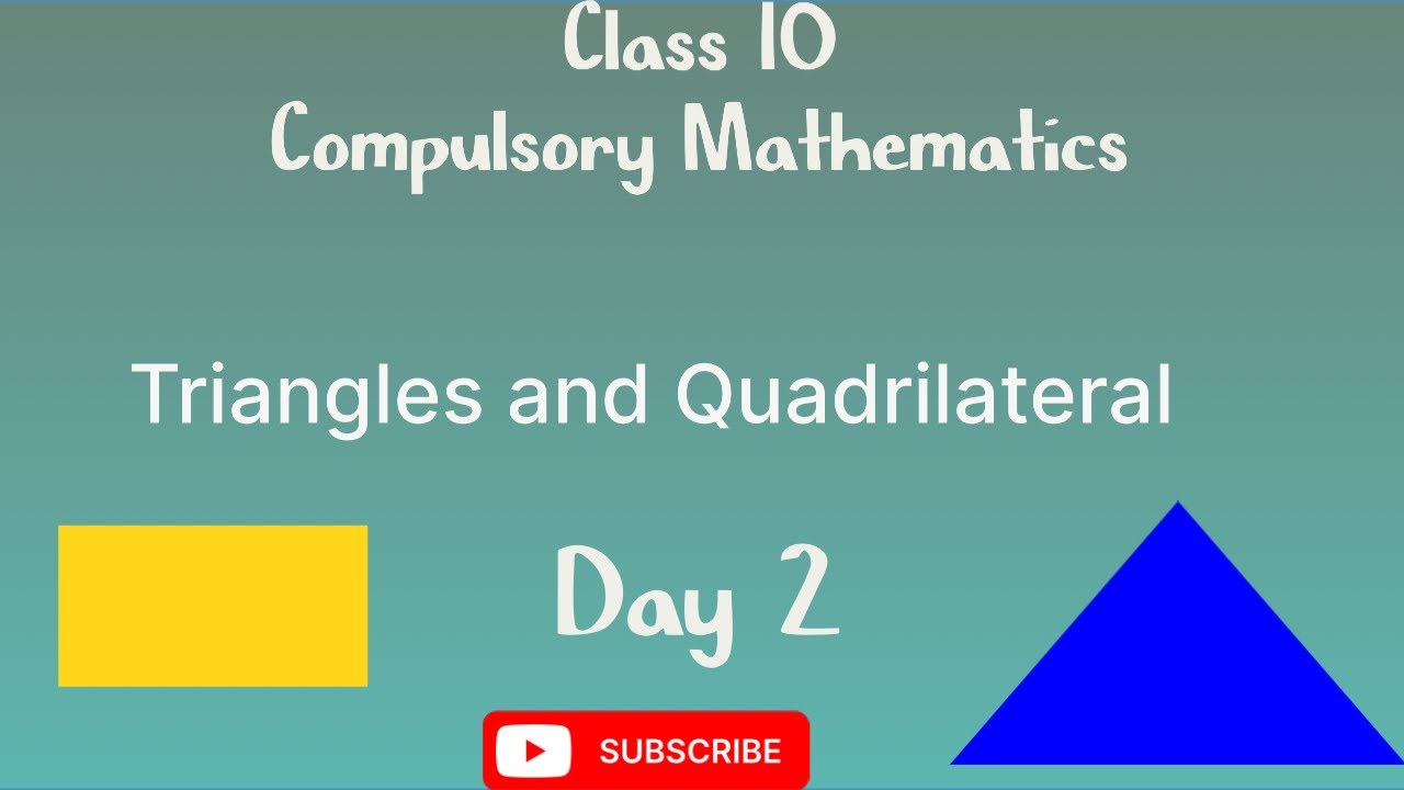 SEE Class 10 Compulsory Mathematics | Triangle & Quadrilateral – Extra Theorem Verification Day 2