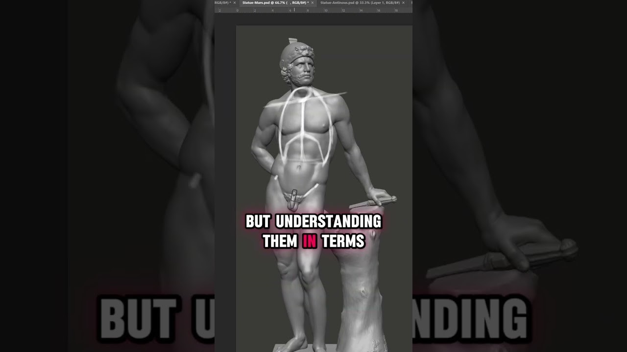 Learning to see the human body as volumetric shapes #zbrush #sculpting 