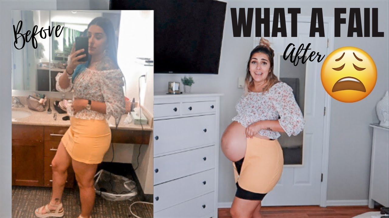 TRYING ON MY PRE PREGNANCY CLOTHES | MAJOR Fail 😂