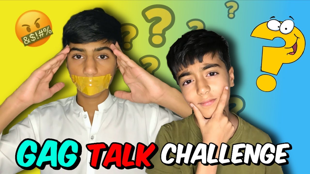 Gag Talk Challenge With Little Brother 😂 | Part 2