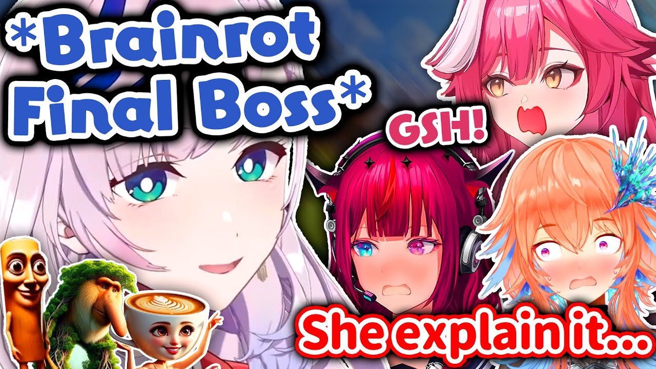 Raora, IRyS, and Kiara Lost Their Mind While Reine Explain Entire LORE BRAINROT...🥀💔