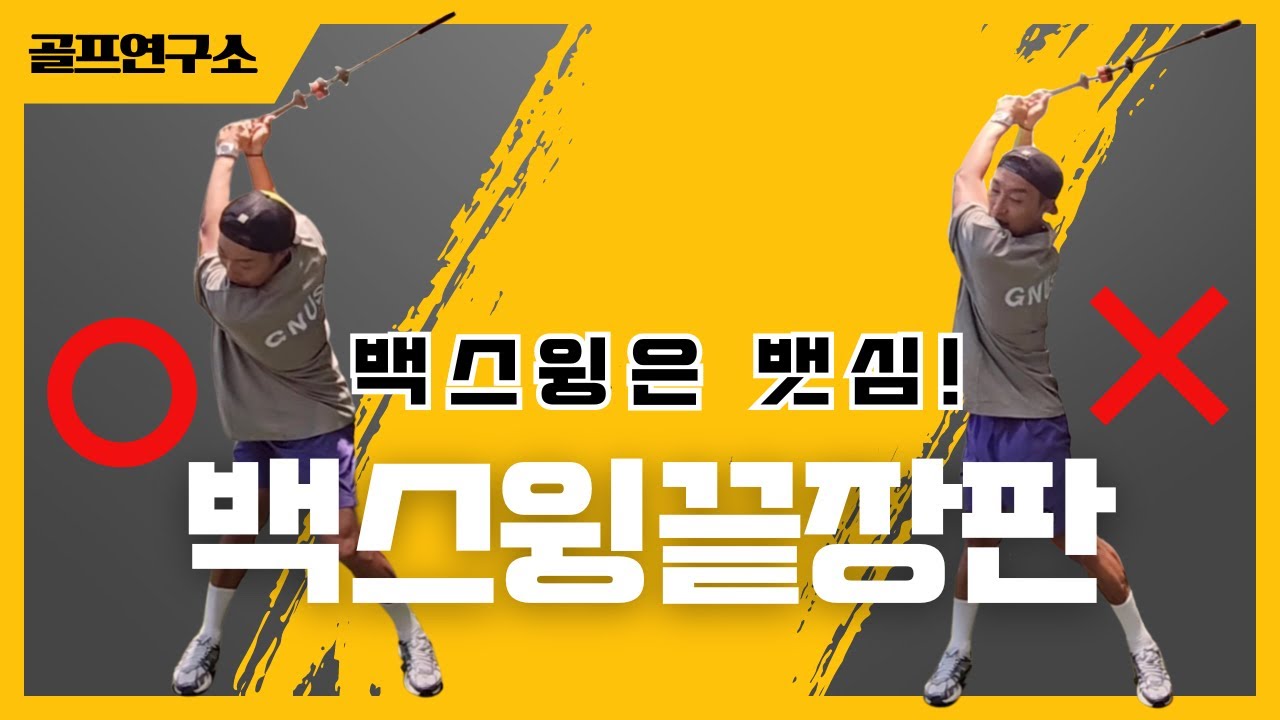 비거리 늘리는 백스윙) 프로들은 어떻게 백스윙 할까요?