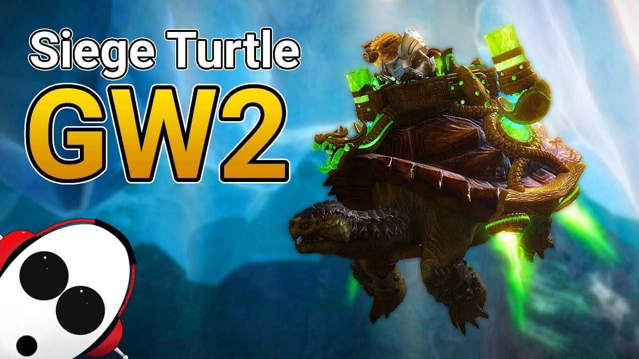 GW2's Best Mount Yet? | Siege Turtle Beta