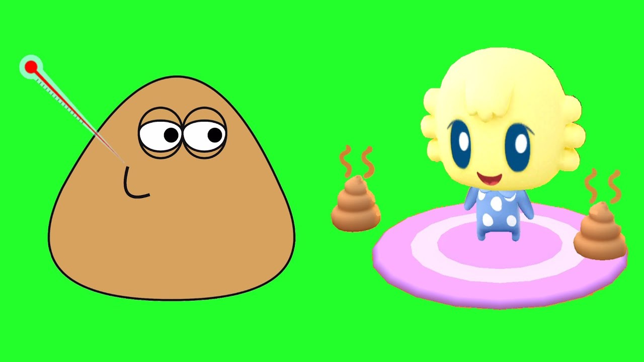 POU y TAMAGOTCHI forever - Pou juega con los tamagotchi!.