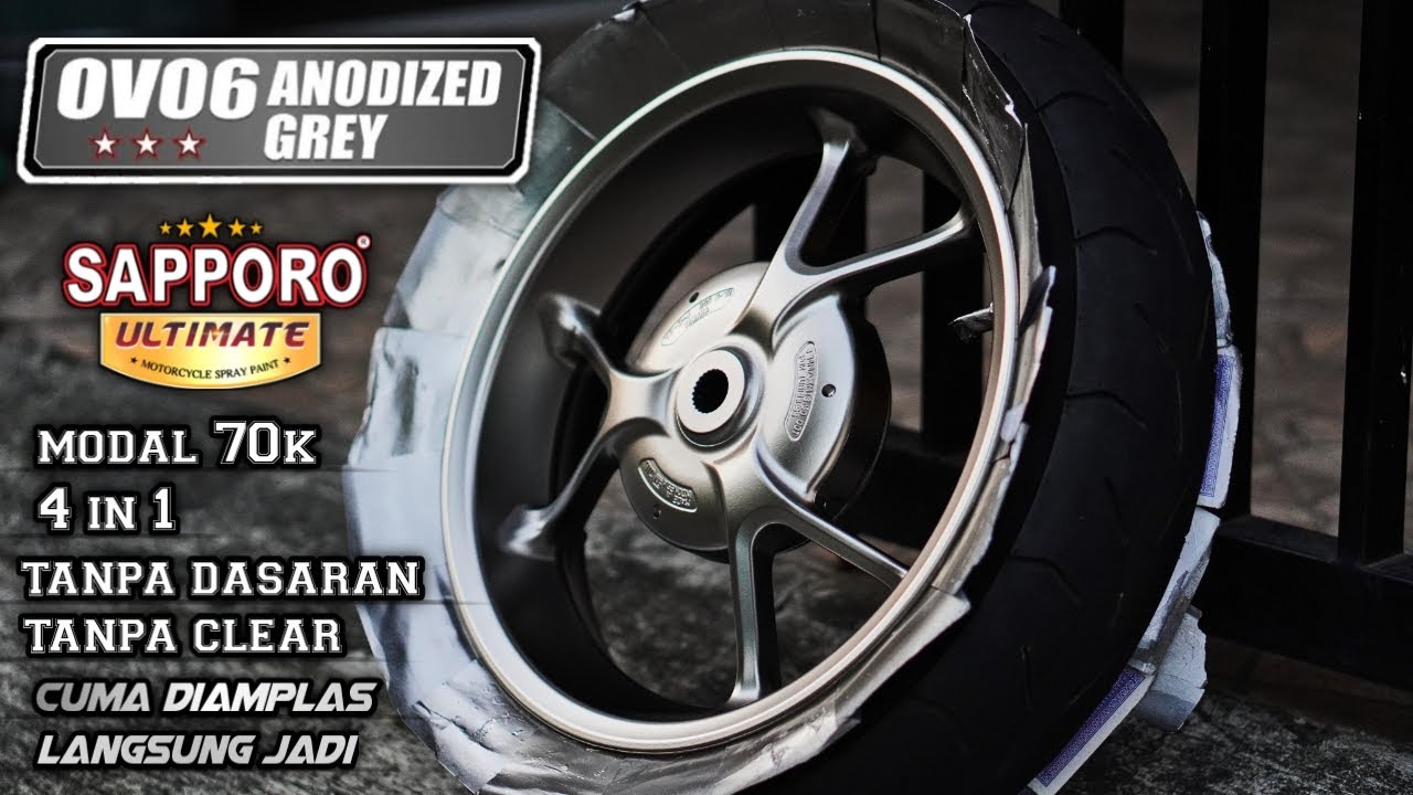 Repaint velg anodize grey dari Pilok Sapporo ultimate ‼️ dana pelajar hasil istimewa 🔥