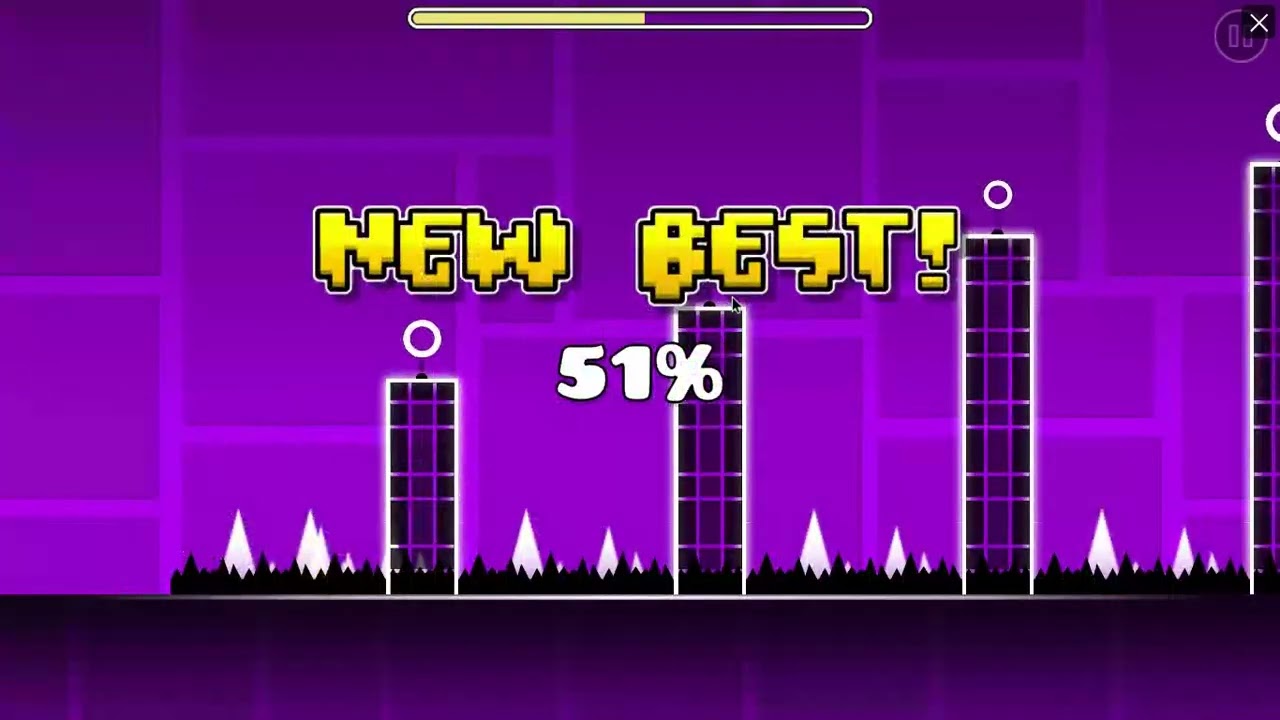 First time playing Geometry Dash