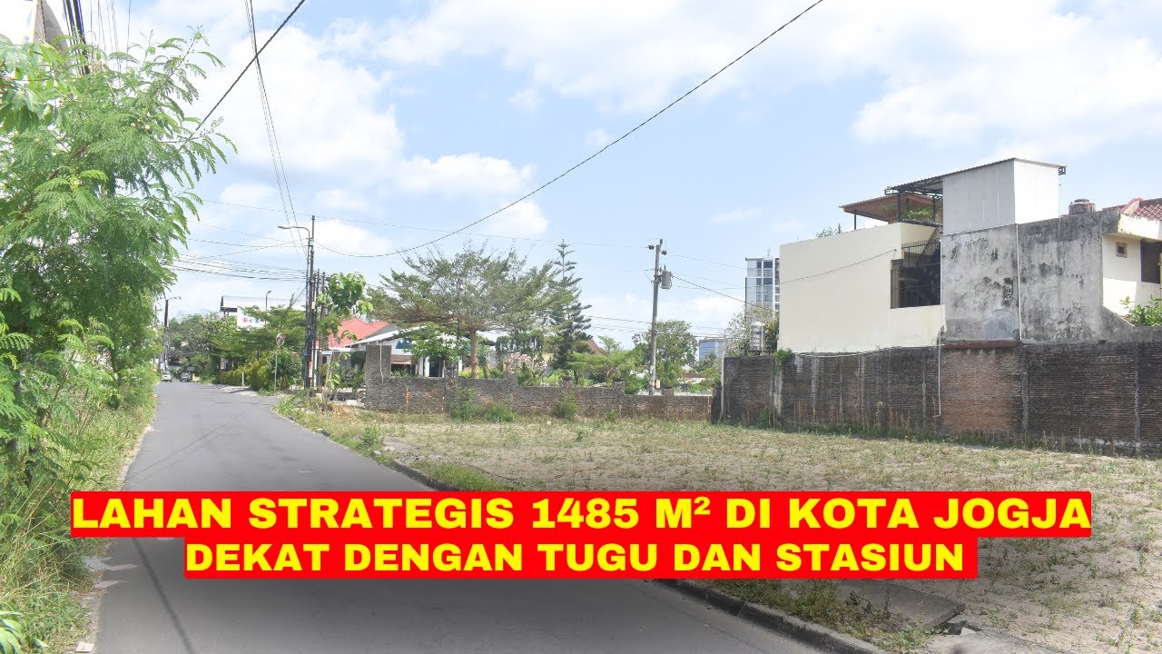 Dijual Tanah Strategis 1.485 m² di Ngaglik Dekat Pusat Kota Yogyakarta