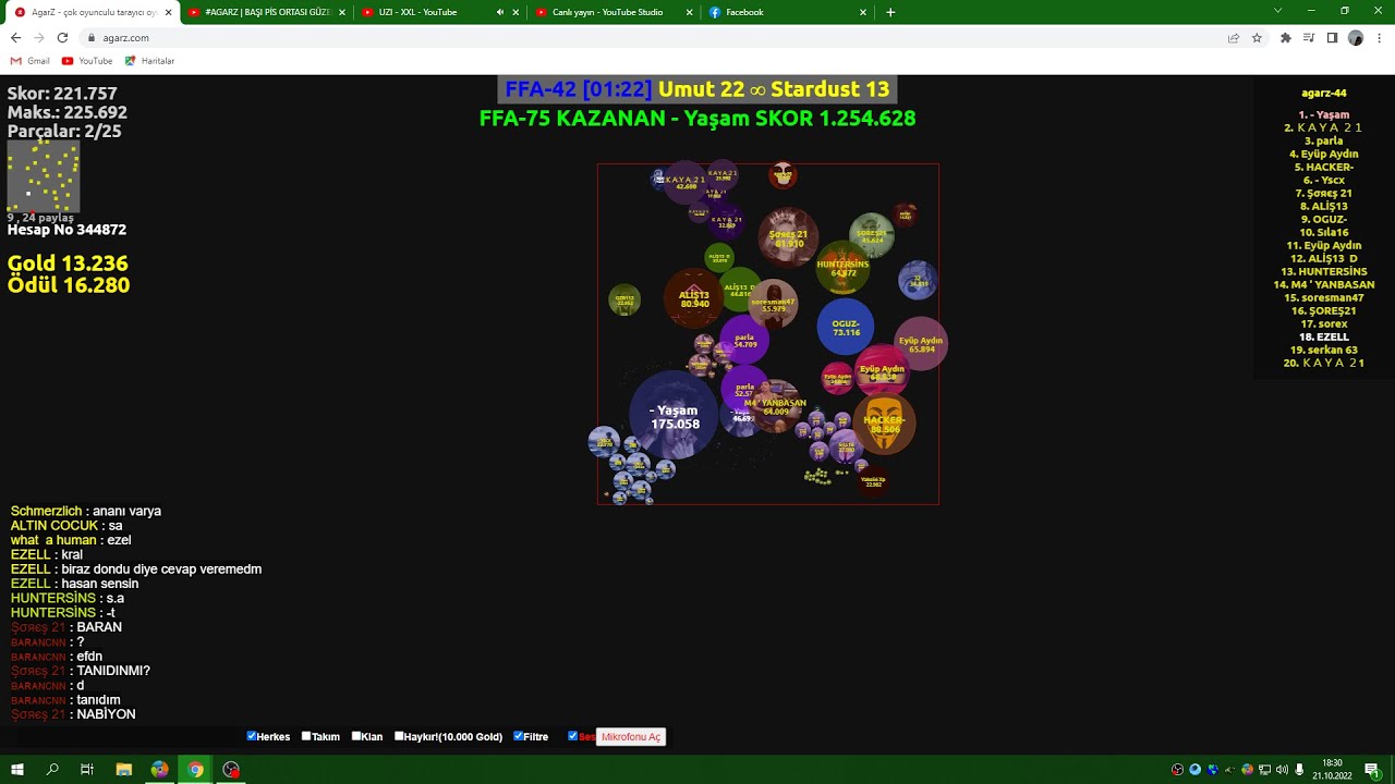 #AGARZ YAŞAM02 CANLI YAYIN DA EFSANE GALIBIYETLER VE KAPIŞMALAR --