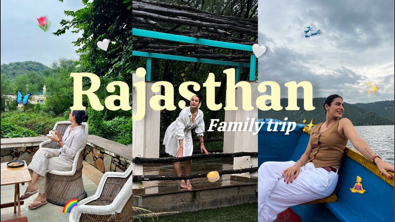 Моя поездка в Раджастхан, времяпрепровождение с семьей, катание на лодке, празднование годовщины,...