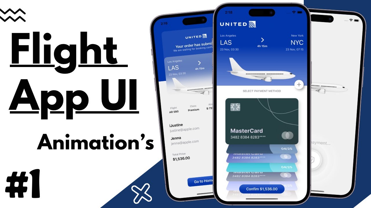 Flight App UI Animation's | SwiftUI Challenge | Part 1 | Xcode 14 | SwiftUI Tutorials