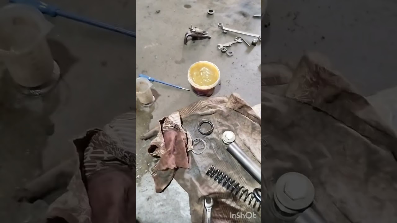 Yamaha FZS shocker oil seal change brake shoe change accelerator cable change