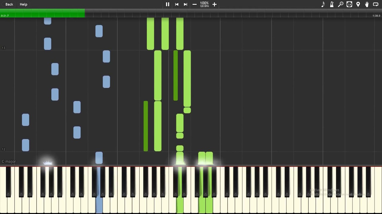 Space Unicorn piano version