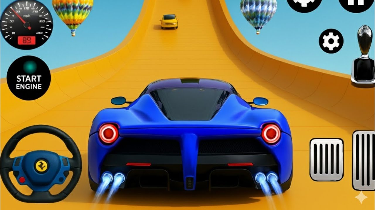 Impossible GT Car Stunt Racing | Extreme Car Stunts 3D Android Gameplay