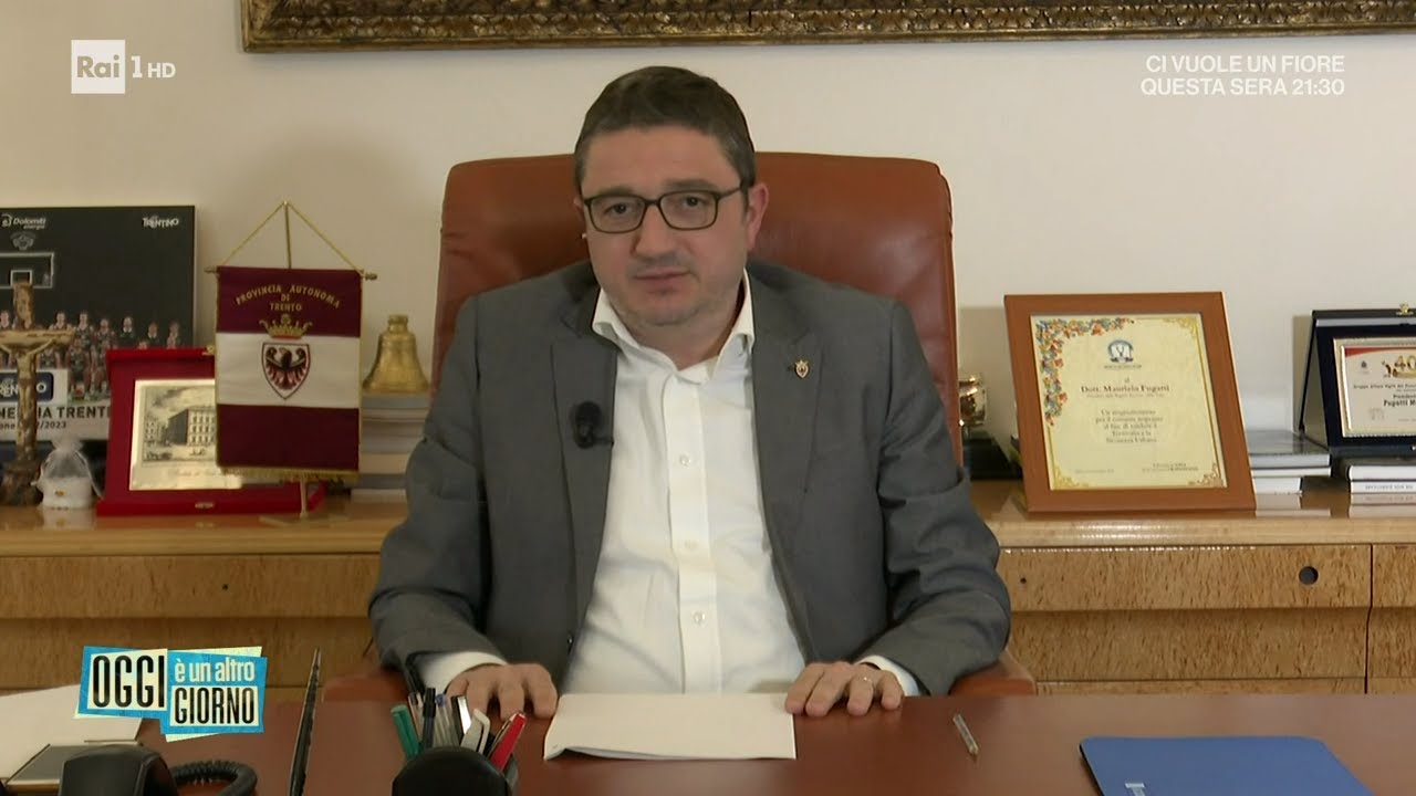 Runner ucciso, parla il presidente della Provincia di Trento - Oggi è un altro giorno 14/04/2023