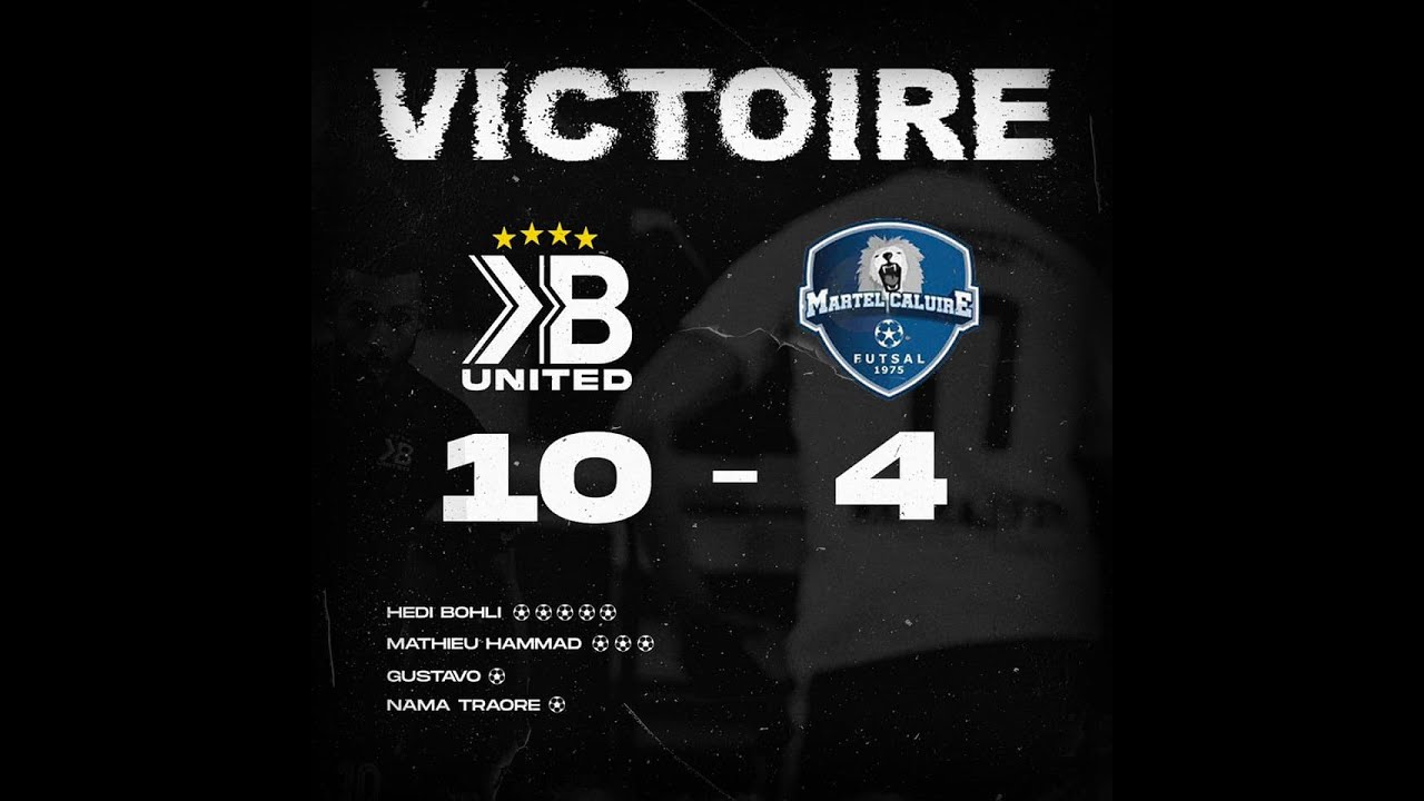 Rencontre KB United vs Martel Caluire