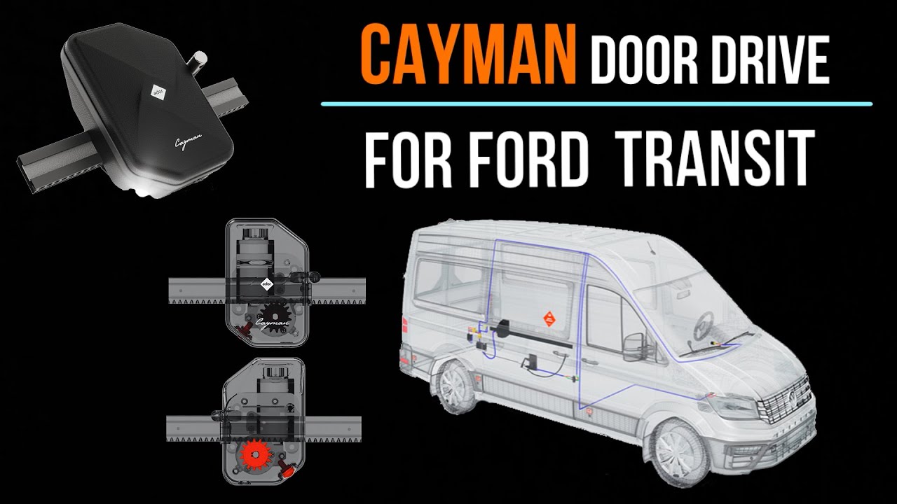 Ford Transit passenger cargo Van CAYMAN Automatic Electric Sliding Door Opener Sprinter Promaster