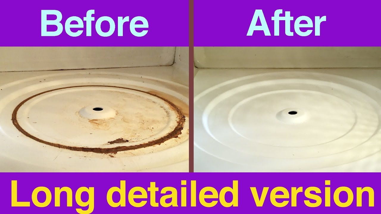 Paint your microwave's interior - fix rust and peeling - Step-by-step
