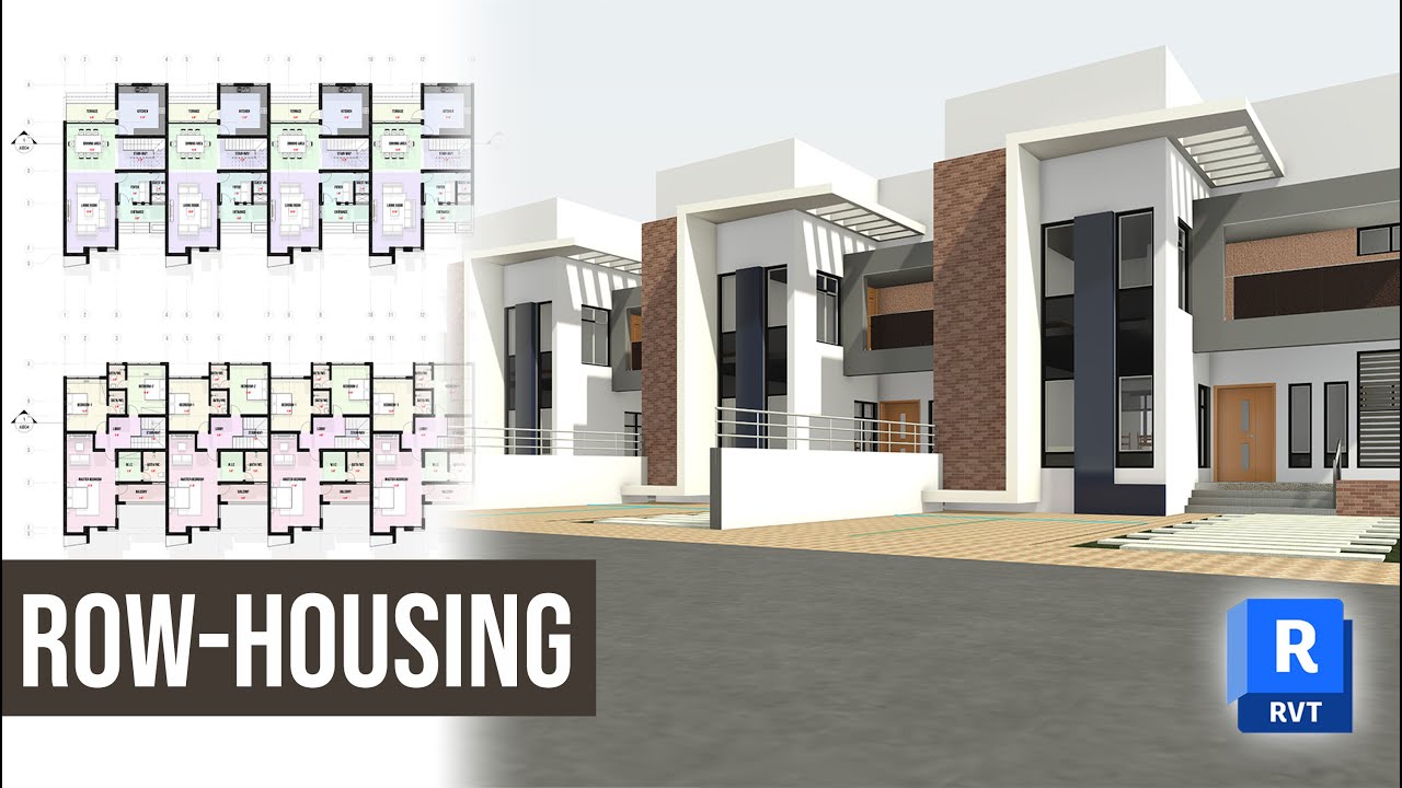 Autodesk Revit 2024 Beginners course / Terraced Duplexes