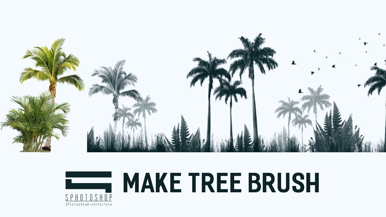 Make Tree Brush Photoshop - Photoshop Architecture