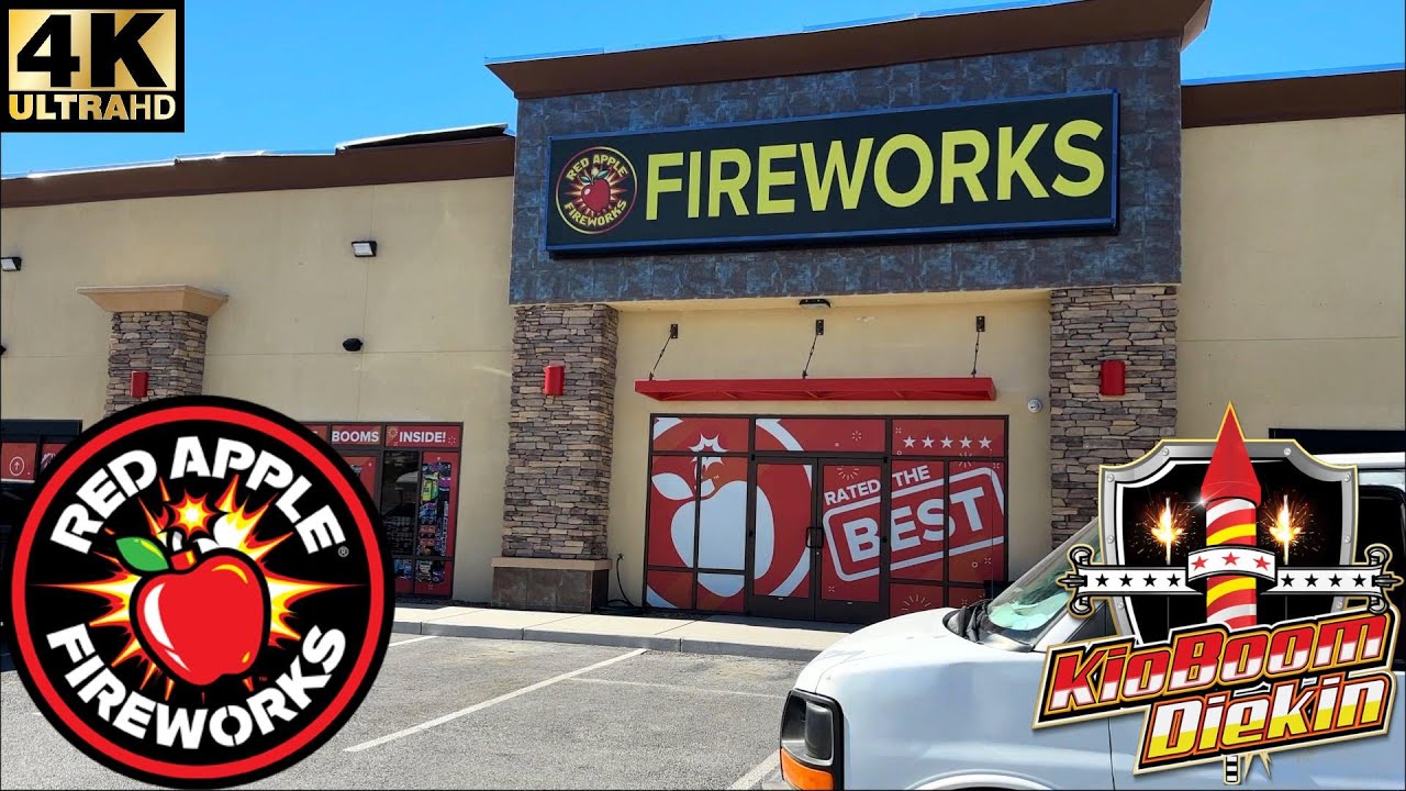 RED APPLE FIREWORKS 2023 STORE WALKTHROUGH